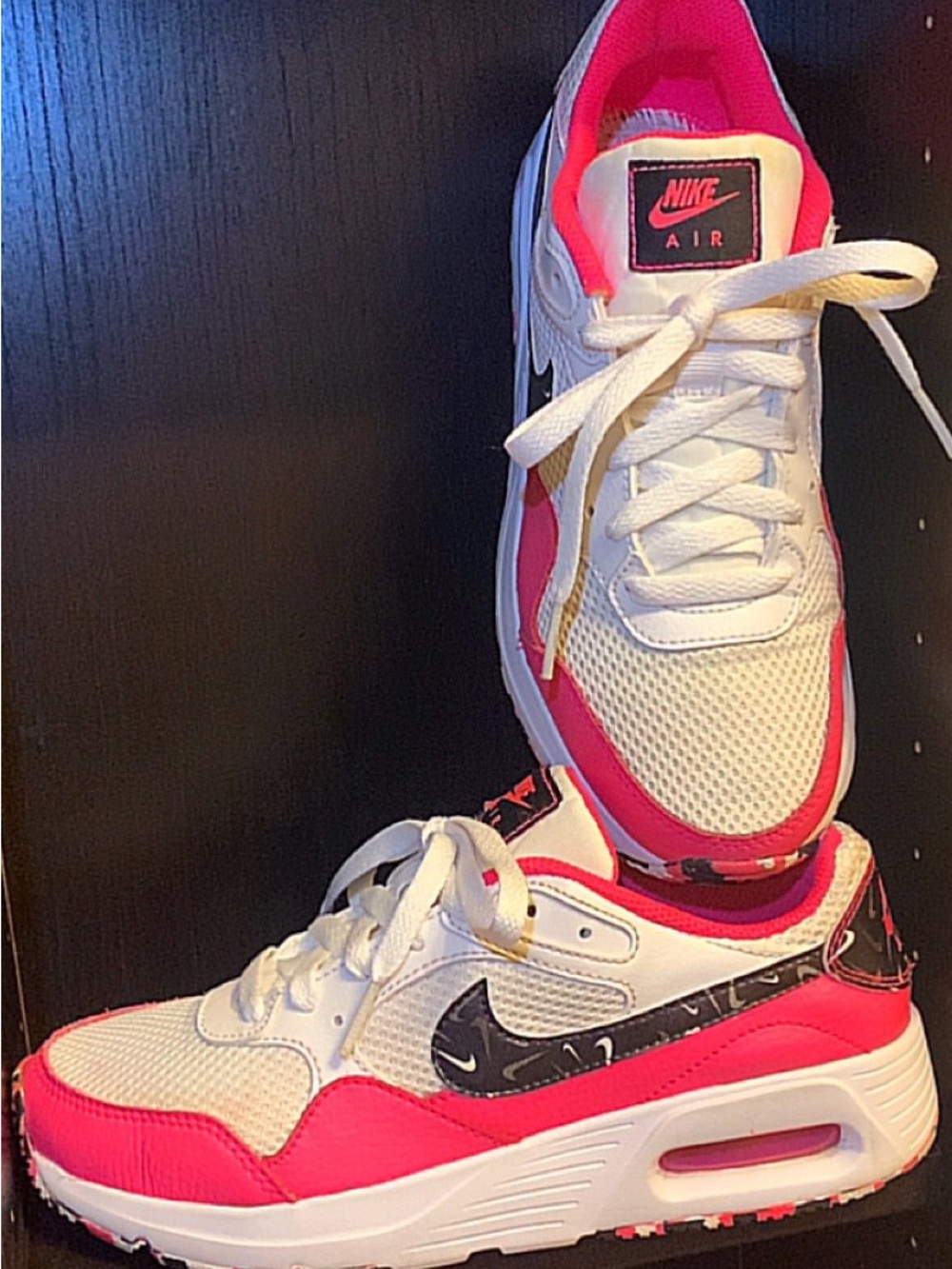 Nike Air Max SC Pink Multi Swoosh DM8078-100 Women’s Sneakers Size 7